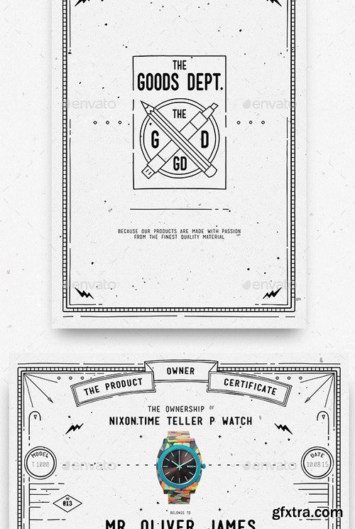 GraphicRiver - Modern Product Certificate 12040250