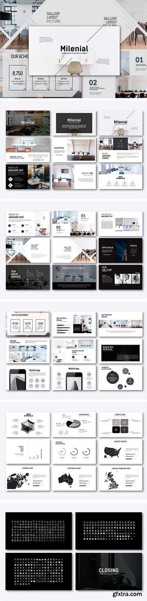 CM - Milenial Minimal Powerpoint Template 2011793