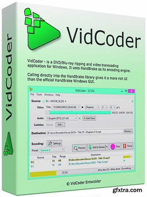 VIDCODER 2.62 (X86X64) + PORTABLE