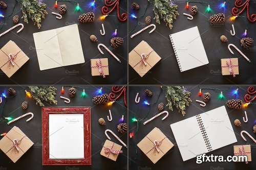 CreativeMarket Candy Cane Lane Mockup Photo Bundle 2028845