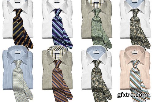 CreativeMarket Mockup Photo Scene Shirt & Tie 2025784