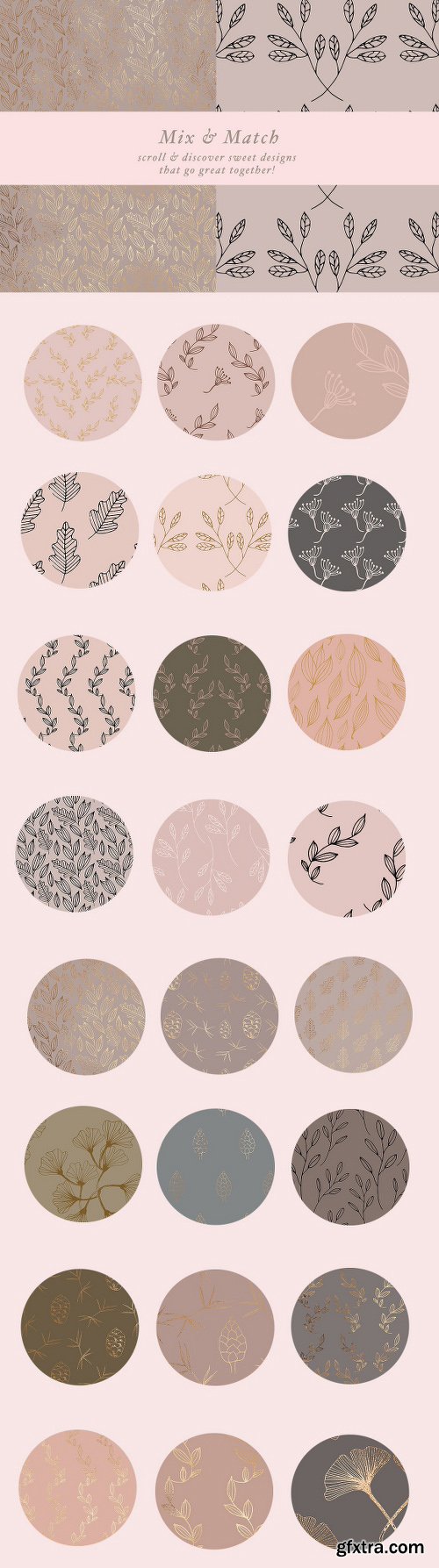 CreativeMarket Fall Winter Sale Pattern Bundle 2026163