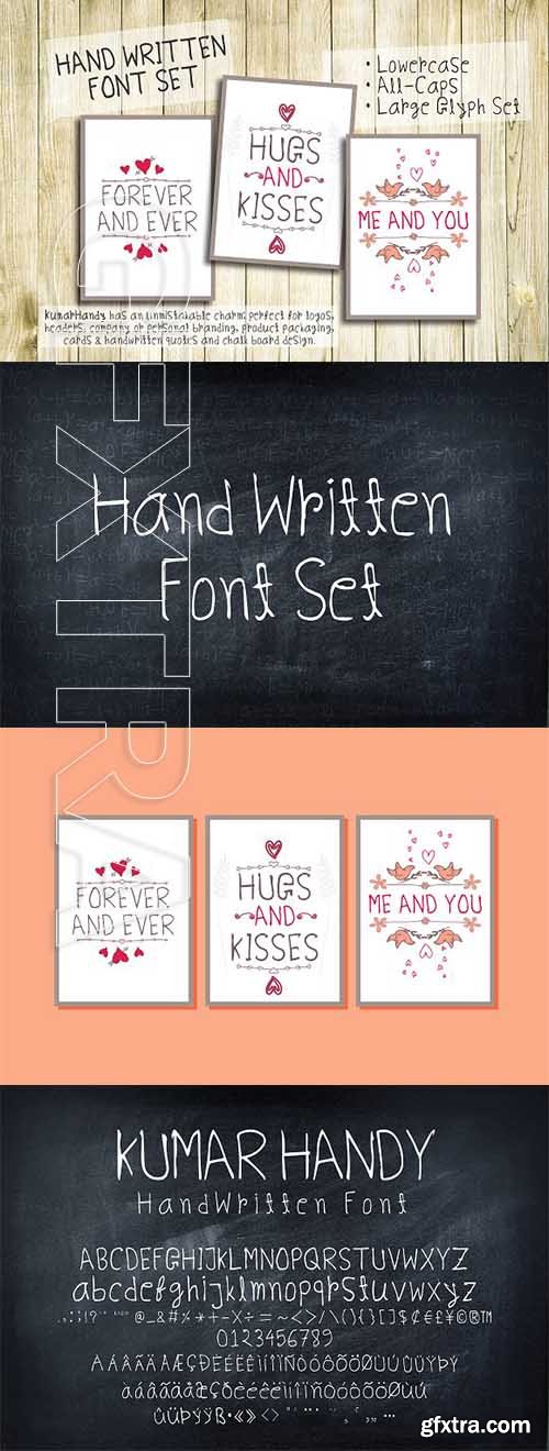 CreativeMarket - Kumar Handy Font Set 2050832