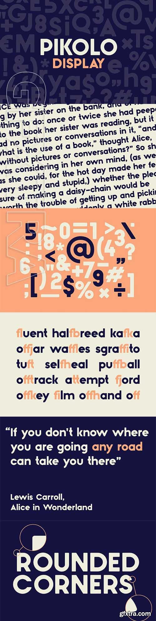 CreativeMarket - Pikolo Display Font 2046430