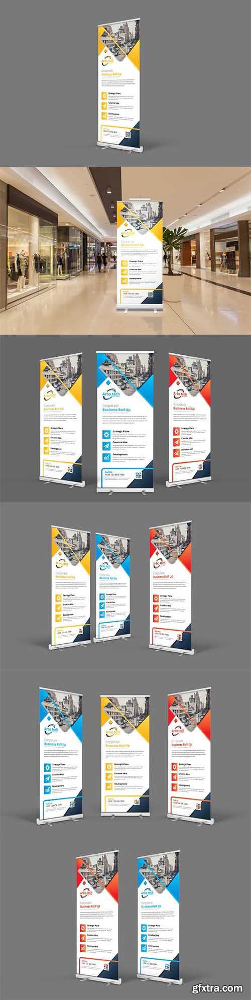 CreativeMarket - Roll Up Banner 2046018