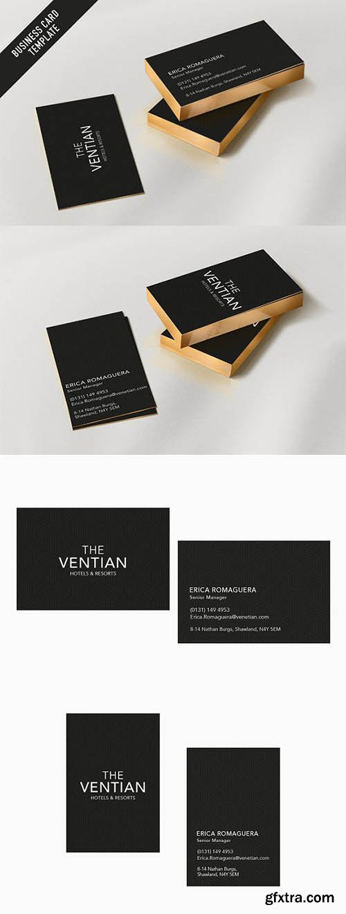 CreativeMarket - Modern hotel business card template 2051762