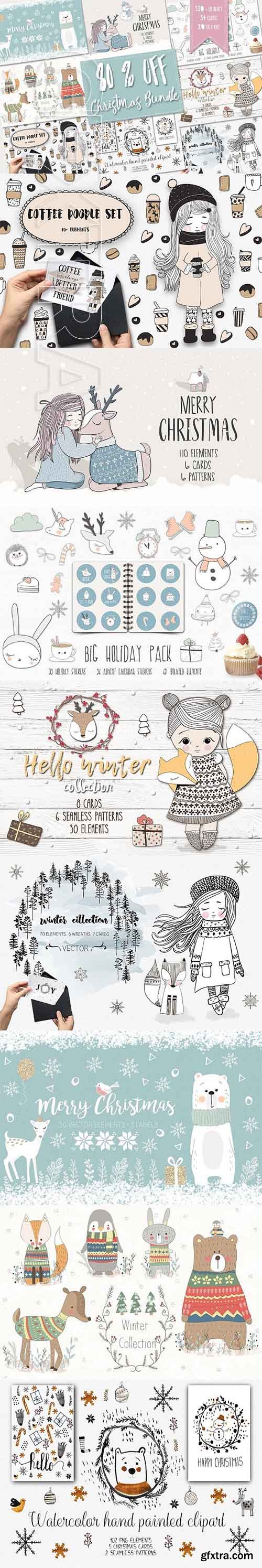 CreativeMarket - Christmas Bundle 2050541