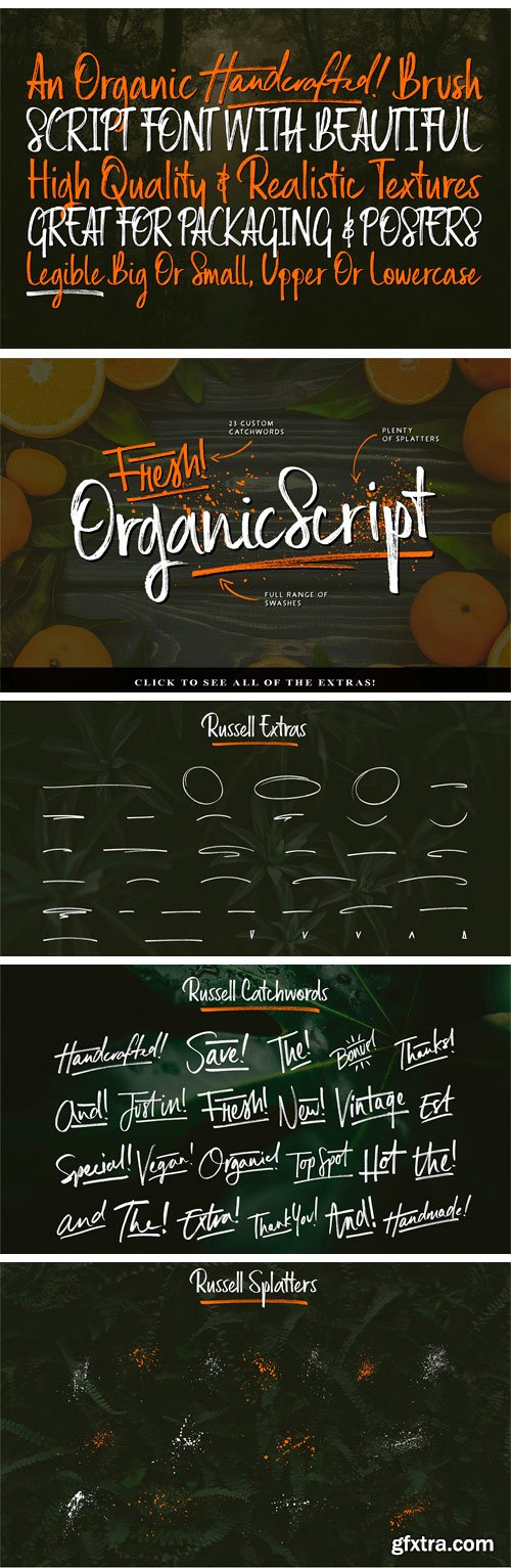 CM - Russell Brush Script Font 2000112