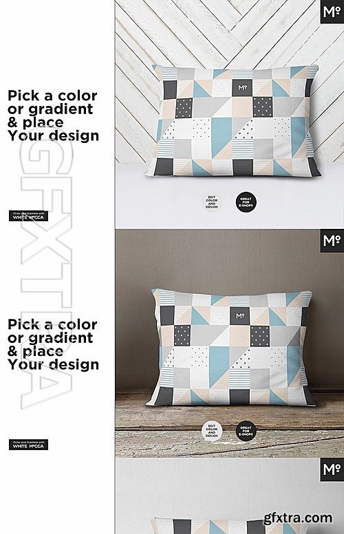 CM - The Lumbar Pillow Cover Mock-ups Set 2043794