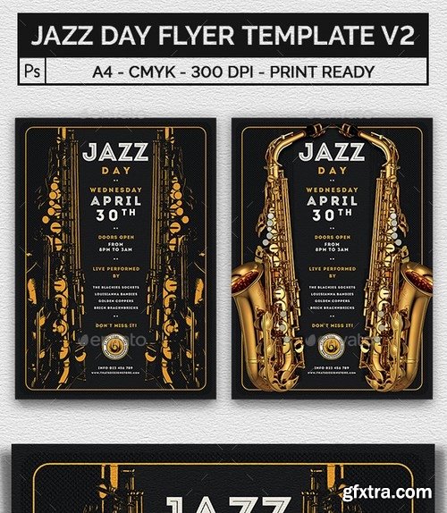 GraphicRiver - Jazz Day Flyer Template V2 20984795