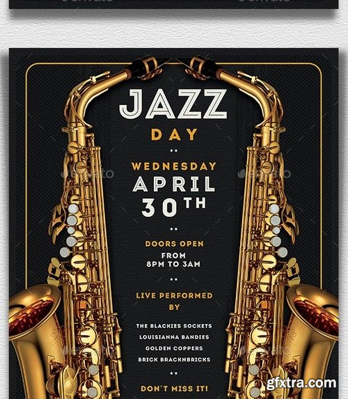 GraphicRiver - Jazz Day Flyer Template V2 20984795