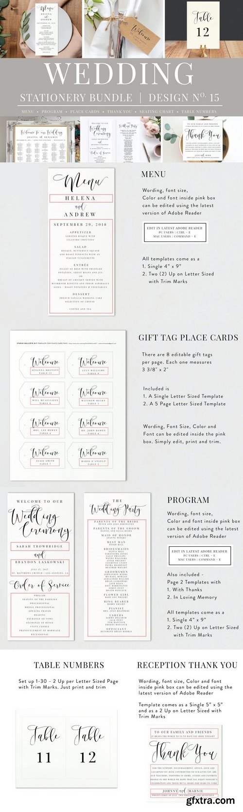 CM - Huge Wedding Stationery Bundle  1430906