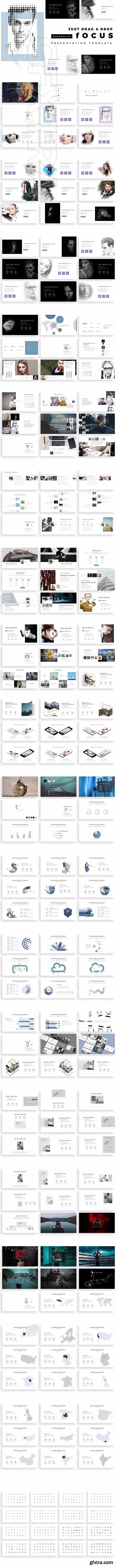 CreativeMarket - fOCUS Premium PowerPoint Template 2033309