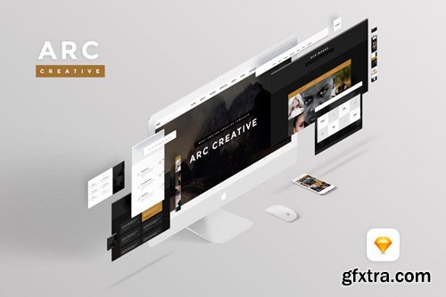 Arc Creative - UI Sketch Template