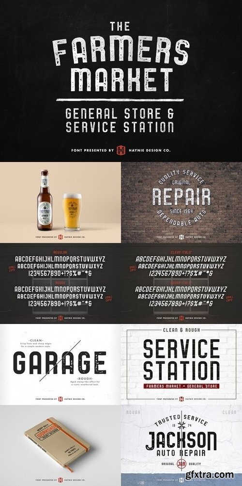 CM - Service Station Vintage Market Font 1457246