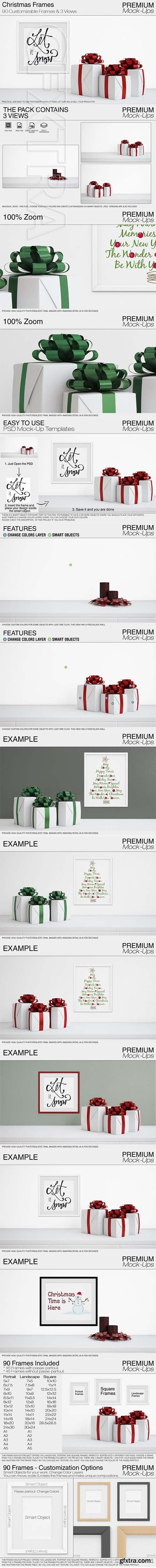 CreativeMarket - Christmas Frames Pack 2051354