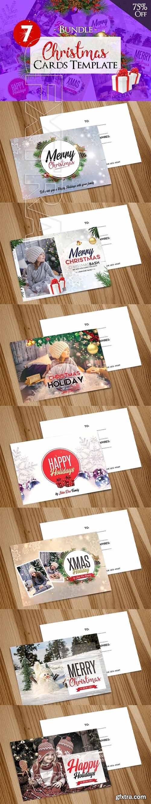 CreativeMarket - CHRISTMAS POSTCARDS - BUNDLE 2065975