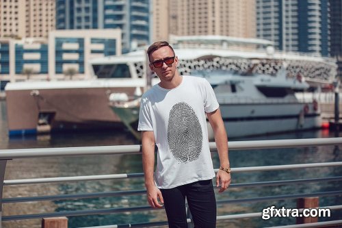 CreativeMarket Men's T-Shirt Mock-Up Vol.5 2017 2025311