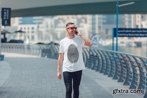 CreativeMarket Men's T-Shirt Mock-Up Vol.5 2017 2025311