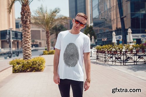 CreativeMarket Men's T-Shirt Mock-Up Vol.5 2017 2025311