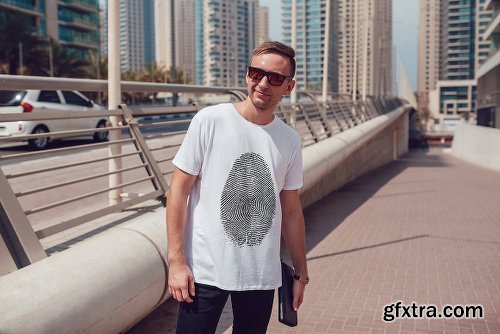 CreativeMarket Men's T-Shirt Mock-Up Vol.5 2017 2025311