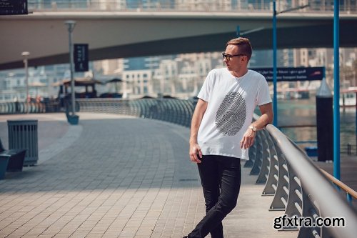 CreativeMarket Men's T-Shirt Mock-Up Vol.5 2017 2025311