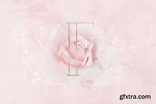 CreativeMarket Floral Bundle Fonts & Illustrations 1985821