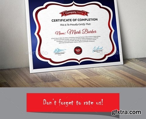 GraphicRiver - Certificate 14330054