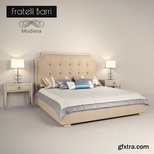 Bed pedestal Fratelli Barri Modena