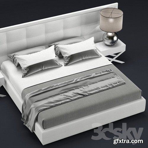 Bed Jazz, Softhouse 3d Model