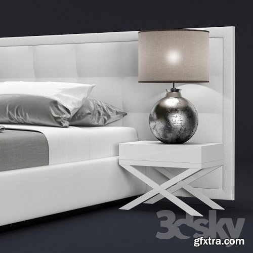 Bed Jazz, Softhouse 3d Model