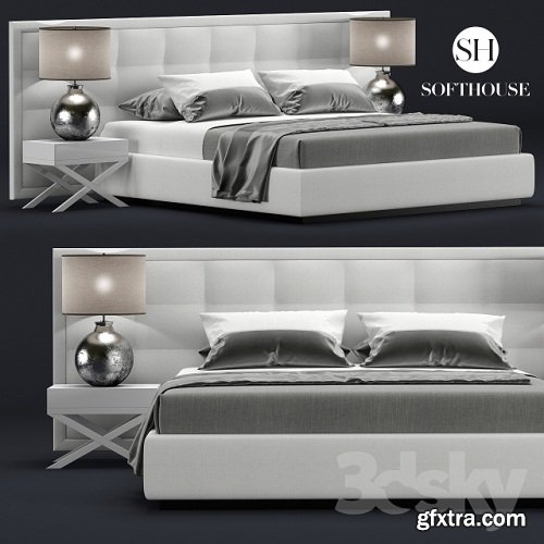 Bed Jazz, Softhouse 3d Model