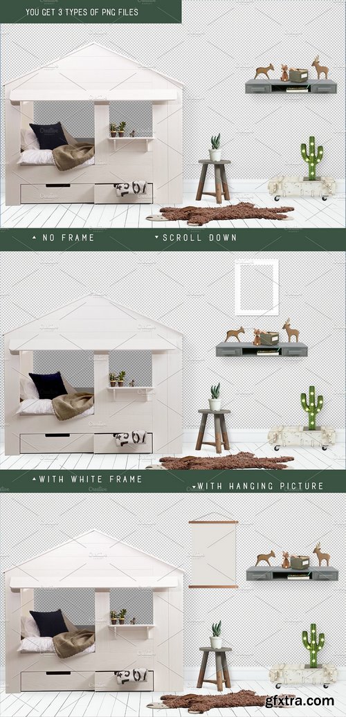 CM - Kids Room Wall/Frame Mock Up 20 1810529