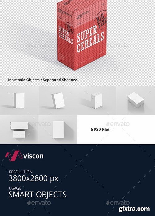 GraphicRiver - Cereals Box Mockup - Big Size 21003165