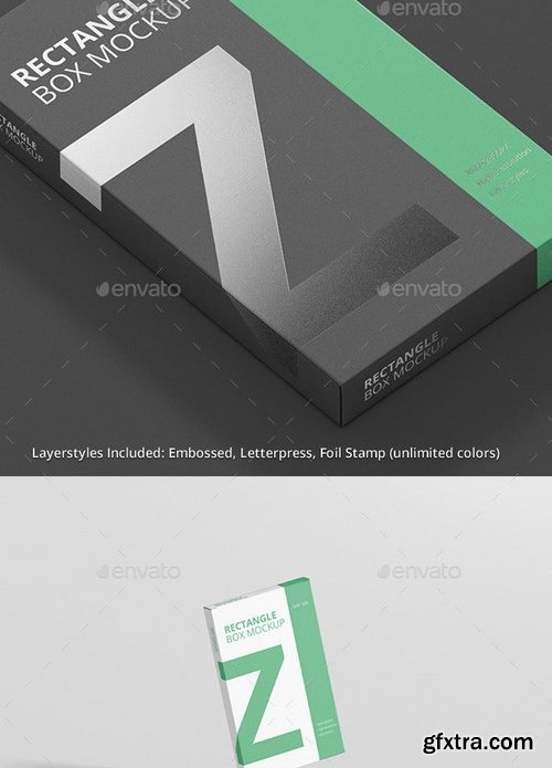 GraphicRiver - Box Mockup - Medium Size Flat Rectangle 21006853