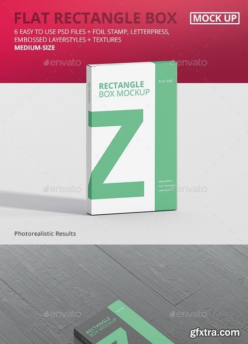 GraphicRiver - Box Mockup - Medium Size Flat Rectangle 21006853