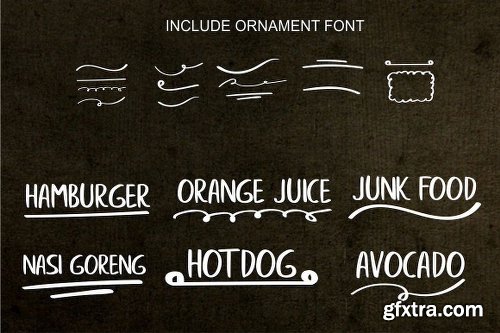 CreativeMarket Brilled Font - Delicious Font 2027261