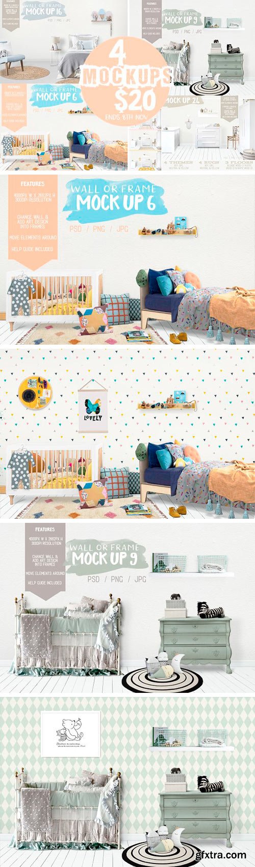 CM - Kids Mock Ups 6, 9, 16 & 24 Pack 2022751