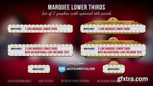 Videohive - Marquee Lower Thirds - 5211013