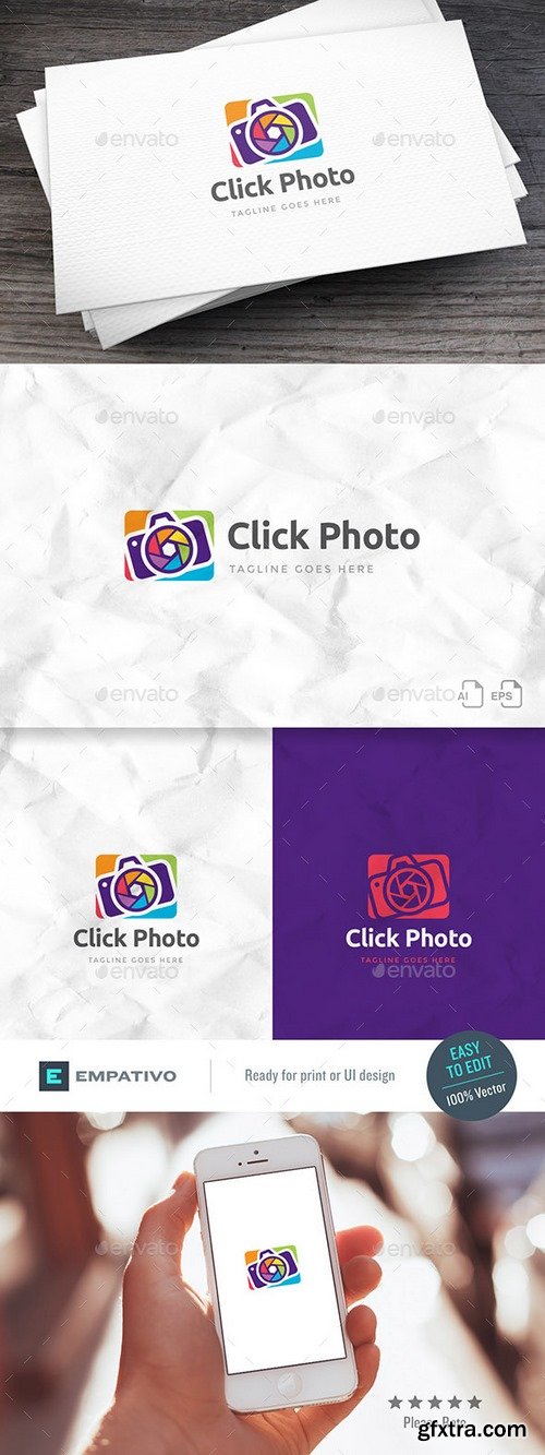 Graphicriver - Click Photo Logo Template 20408824