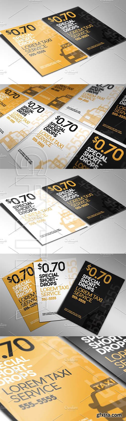 CreativeMarket - Taxi Service Flyer V1 2065829