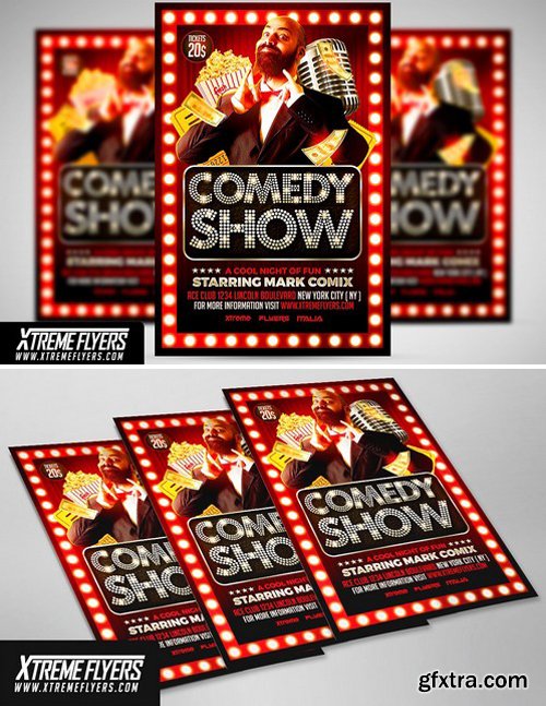 CM - Comedy Show Flyer Template 1811055