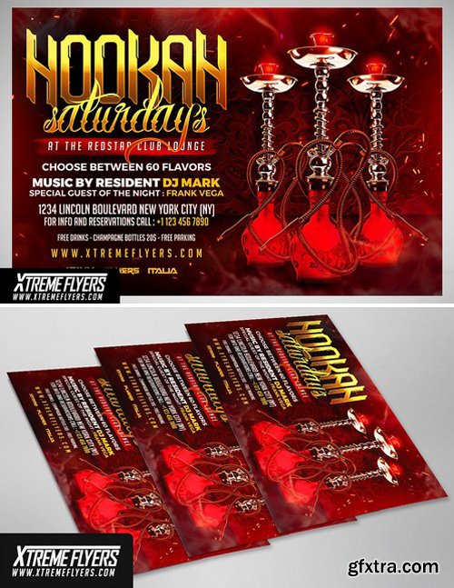 CM - Hookah Flyer Template 1811185