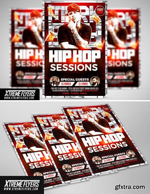 CM - Hip Hop Flyer Template 1810011