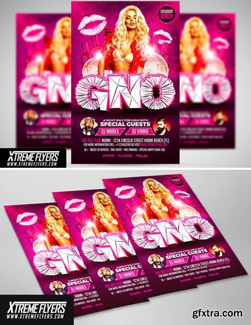 CM - Girls Night Out Flyer Template 1811069