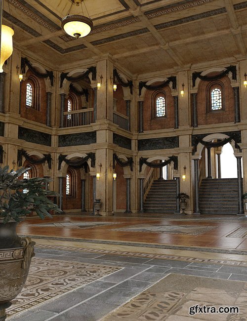 Borgia\'s Opulent Hall