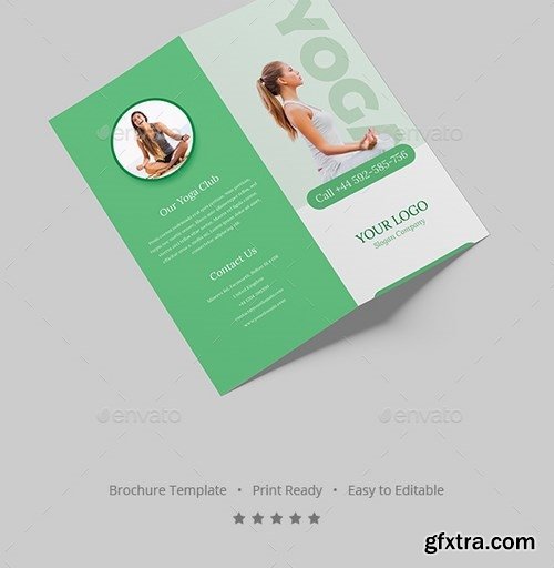 GraphicRiver - Brochure – Yoga Bi-Fold DL 20954835