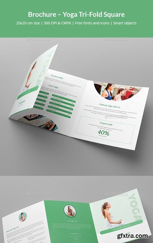 GraphicRiver - Brochure – Yoga Tri-Fold Square 20957842