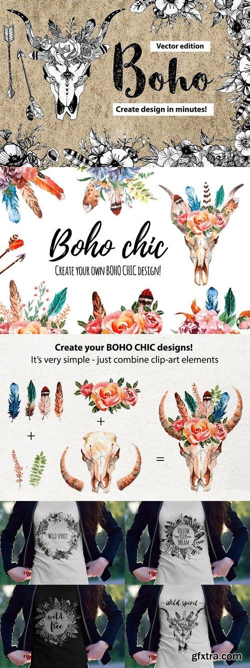 CM - 2 sets WILD AND FREE BOHO 1358591