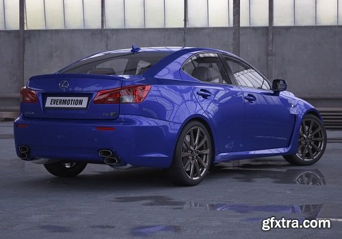 Lexus IS-F 3d Model